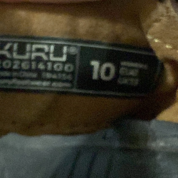 KURU LETTI Women's SIZE 10 BROWN THONG Sandals ANKLE STRAP BRAID DESIGN CLEAN - Picture 5 of 12